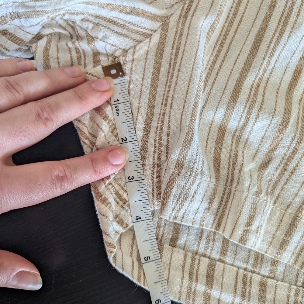 Striped Drawstring Shorts - Picture 10 of 10